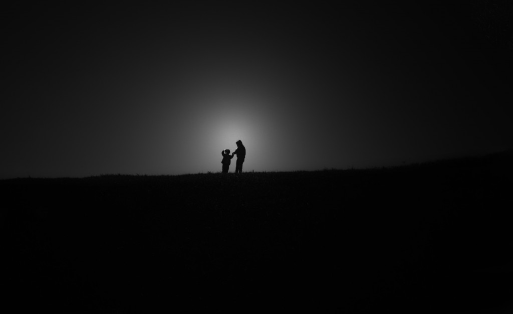 on top of the hill