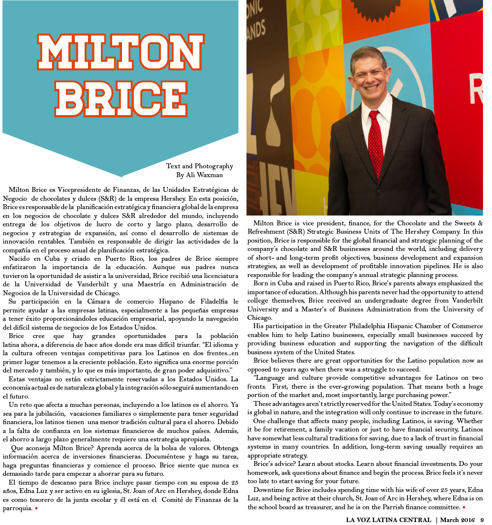 milton brice