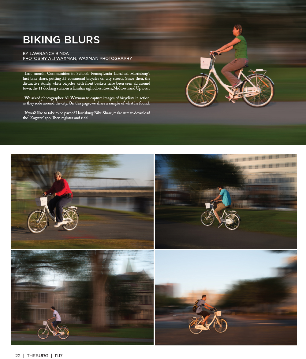 The Burg | Biking blurs article